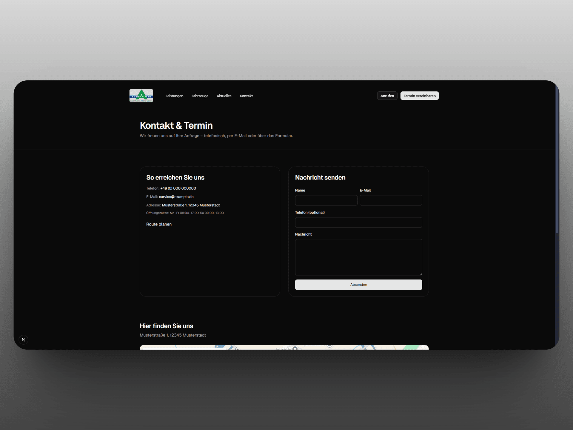 Autohaus Burnicki – Moderne Händler-Website