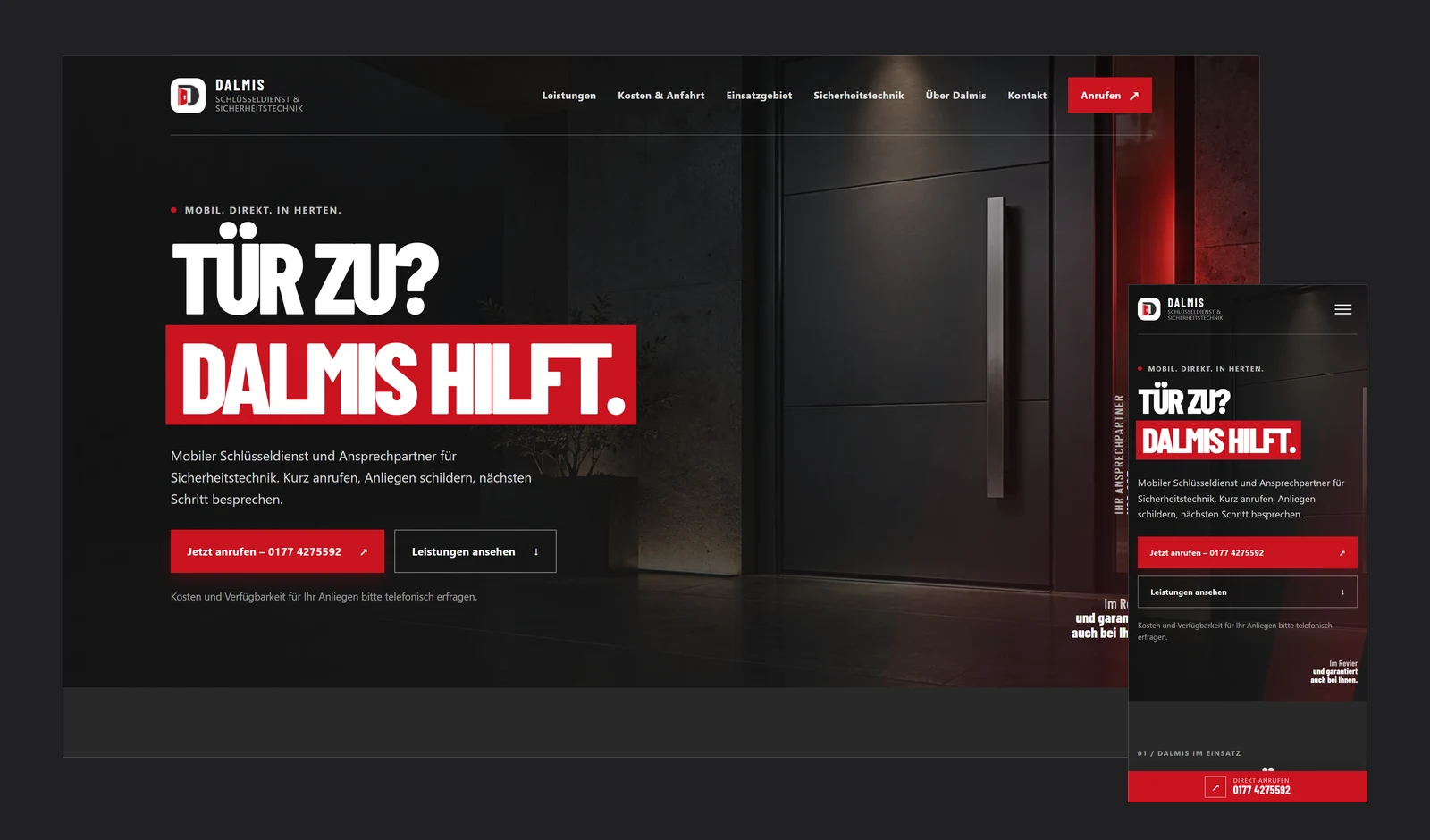 DALMIS Schlüsseldienst – Schlüsseldienst & Sicherheitstechnik