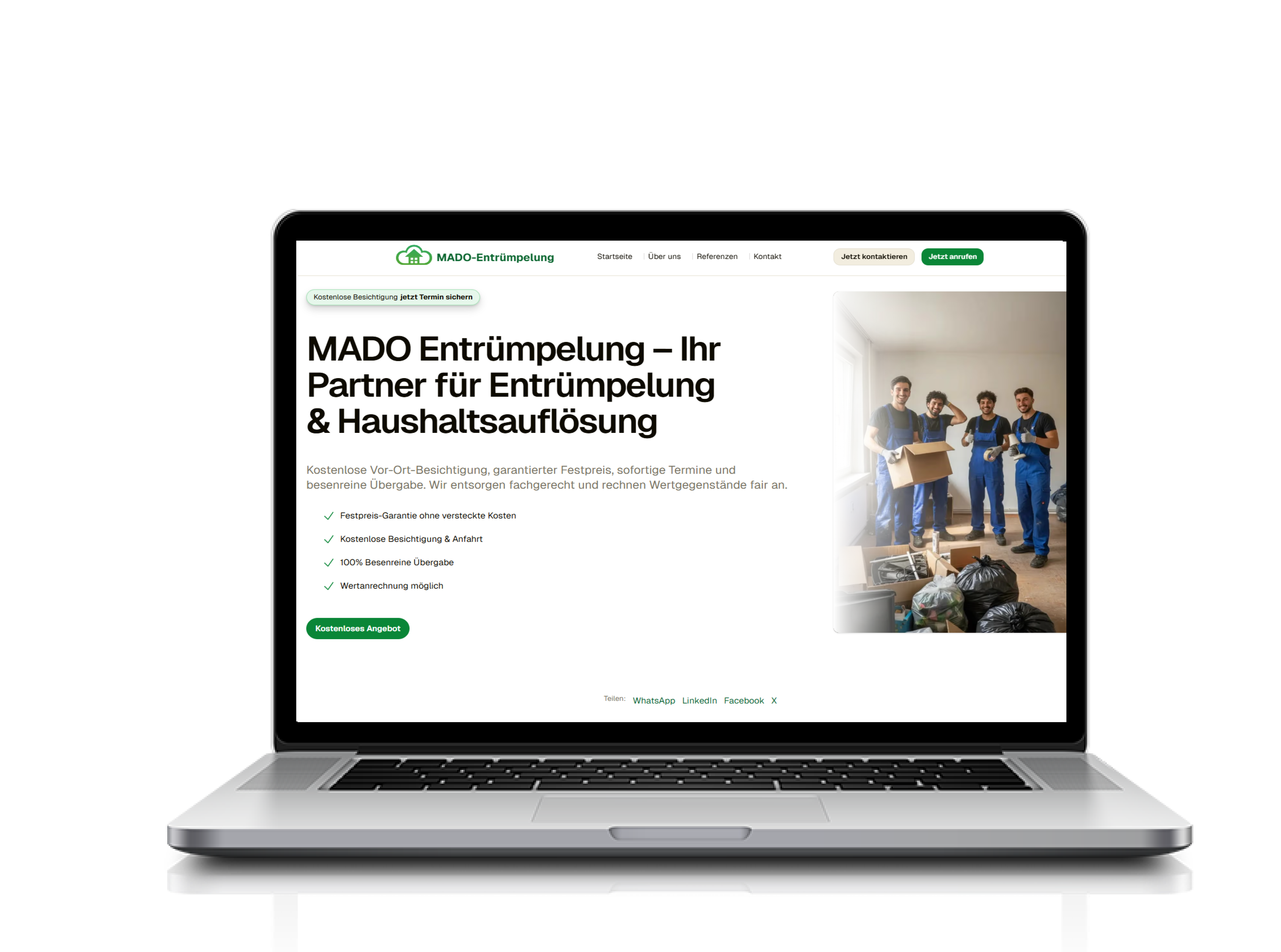 MADO Entrümpelung - Hero